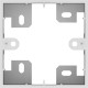 Vision TC3 BACKBOX1G caja electrica Blanco