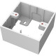 Vision TC3 BACKBOX1G caja electrica Blanco