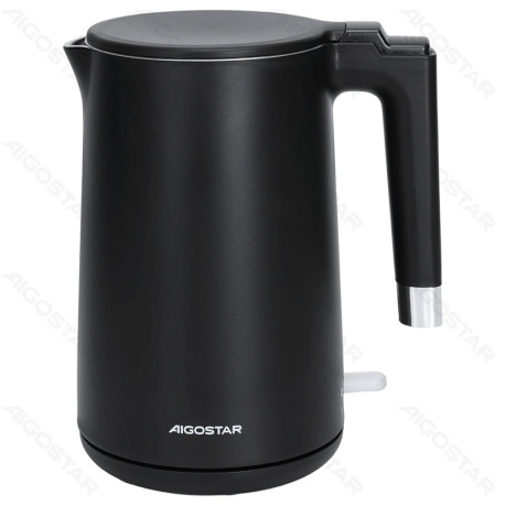 HERVIDOR ELECTRICO 2200W 1.5L NEGRO AIGOSTAR