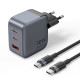 Vention TZ-FEXH0-EU cargador de dispositivo móvil Gris Interior