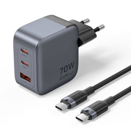 Vention TZ-FEXH0-EU cargador de dispositivo móvil Gris Interior