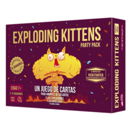 Juego de mesa asmodee exploding kittens party pack pegi 7