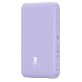 Baseus P10022107513-00 batería externa 5000 mAh Cargador inalámbrico Púrpura