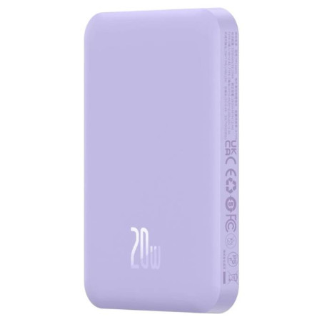 Baseus P10022107513-00 batería externa 5000 mAh Cargador inalámbrico Púrpura