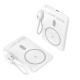 Leotec Power Bank inalámbrico 5000mAh 20W Blanco