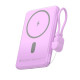 Leotec Power Bank inalámbrico 5000mAh 20W Rosa