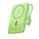 Leotec Power Bank inalámbrico 5000mAh 20W Verde