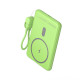 Leotec Power Bank inalámbrico 5000mAh 20W Verde
