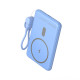 Leotec Power Bank inalámbrico 5000mAh 20W Azul