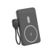 Leotec Power Bank inalámbrico 5000mAh 20W Negro