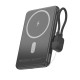 Leotec Power Bank inalámbrico 5000mAh 20W Negro
