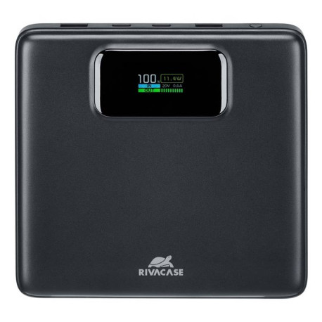 Rivacase Turbo Polímero de litio 20000 mAh Negro