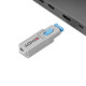 Lindy 40324 bloqueador de puerto Bloqueador de puerto + clave DisplayPort Azul Acrilonitrilo butadieno estireno (ABS) 5 pieza(s)