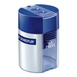 Staedtler 512 001 sacapuntas Sacapuntas manual Azul, Plata