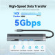 Vention TPSHB base de conexión para disco duro Gris