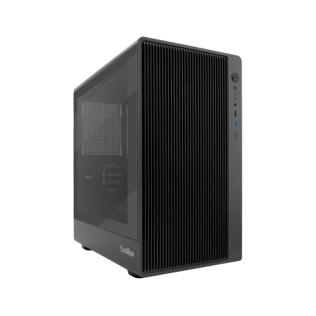 COOLBOX - CoolBox GAMING CAJA MATX GM350 DARKFACE USB-C 3.2 GEN1 CRISTAL AHUMADO - COO-CHA-GM350-0