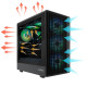 COOLBOX - CoolBox GAMING CAJA MATX GM350 DARKFACE USB-C 3.2 GEN1 CRISTAL AHUMADO - COO-CHA-GM350-0