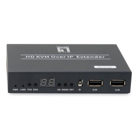 LevelOne HVE-6701R extensor audio/video Receptor AV Negro