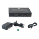 LevelOne HVE-6701R extensor audio/video Receptor AV Negro