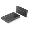 Lindy 38346 extensor audio/video Transmisor y receptor de señales AV Negro