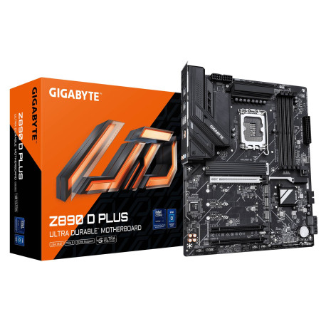 GIGABYTE Z890 D PLUS Placa Base – Compatible con procesadores Intel Core Ultra