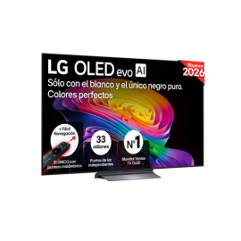 TV LG OLED 55 OLED55C66LB UHD 4K SMART WIFI WEBOS 26 IA 120HZ 4XHDMI 2XUSB ANTIRREFLEJOS PRO 98.9% MANDO ÚNICO