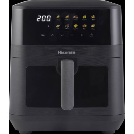 Hisense HAF2100DCD Sencillo 7,7 L 2100 W Freidora de aire caliente Negro