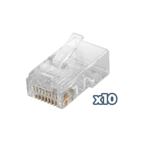 PHASAK - Phasak Conector RJ45 Cat.6 UTP AWG23 Sólido - PHK 45C6 - phk 45c6