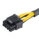 AKASA - Akasa AK-CBPW10-15BK cable de alimentación interna 0,15 m - ak-cbpw10-15bk