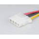 AKASA - Akasa SATA to 4pin Molex adapter 0,15 m - ak-cbpw03-15
