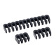 AKASA - Akasa Kabelkamm Set - 3mm schwarz abrazadera para cable Negro - ak-mx293