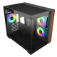 ABYSM Caja M-ATX Danube Sava Nature 285C Black