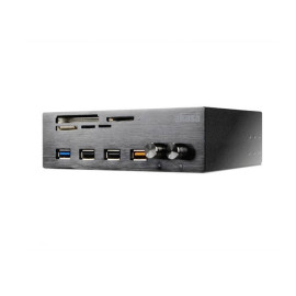AKASA - Akasa InterConnect EF 13,3 cm (5.25'') Panel frontal Negro - ak-hc-08bk