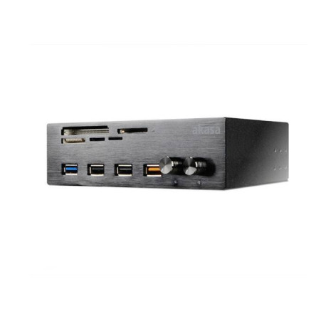 AKASA - Akasa InterConnect EF 13,3 cm (5.25'') Panel frontal Negro - ak-hc-08bk
