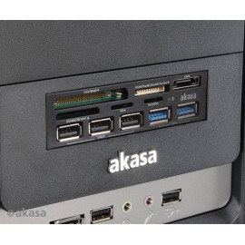 AKASA - Akasa AK-ICR-16 lector de tarjeta USB 3.2 Gen 1 (3.1 Gen 1) Interno Gris - ak-icr-16