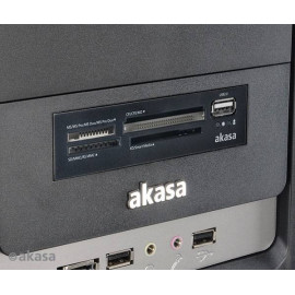 AKASA - Akasa AK-ICR-03USBV3 lector de tarjeta USB 2.0 Interno Negro - ak-icr-03usbv3