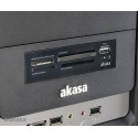 AKASA - Akasa AK-ICR-03USBV3 lector de tarjeta USB 2.0 Interno Negro - ak-icr-03usbv3