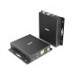 Lindy 39347 extensor audio/video Transmisor y receptor de señales AV Negro