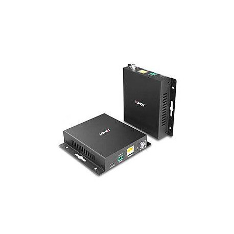Lindy 39347 extensor audio/video Transmisor y receptor de señales AV Negro