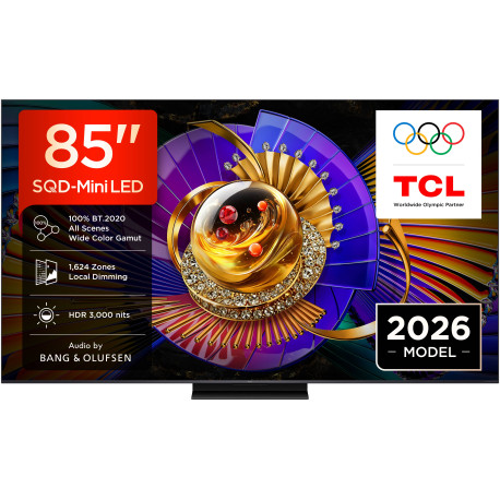 TCL C7L 85C7L Televisor 2,16 m (85'') 4K Ultra HD Smart TV Wifi Negro 3000 cd / m²