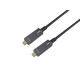 Equip 119463 Cable óptico activo USB-C a C, M/M, 15m, PD 60W, 4K/60Hz, 10Gbps, Vídeo+Datos+PD