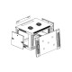 Phasak Rack mural 19'' Pro 18U 600x600 Montado - PHO 3118