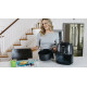 Ninja AF100 Sencillo 3,8 L Independiente 1550 W Freidora de aire caliente Negro