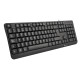 NGS FunkyV3, QWERTY, PT teclado USB Portugués Negro