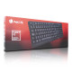 NGS FunkyV3, QWERTY, PT teclado USB Portugués Negro