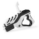 Nedis ARGG100BW mando y volante Negro, Blanco