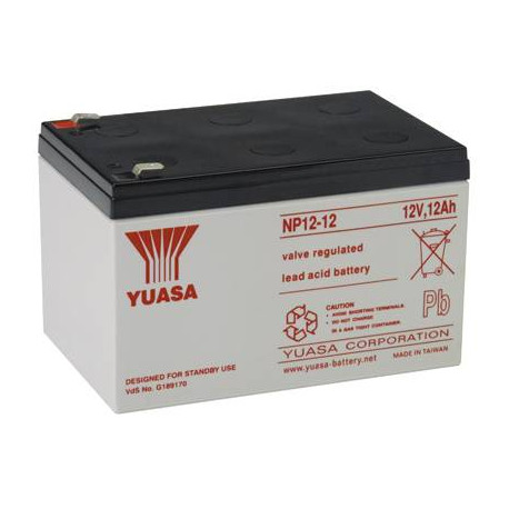 Yuasa NP12-12 batería para sistema ups Sealed Lead Acid (VRLA) 12 V