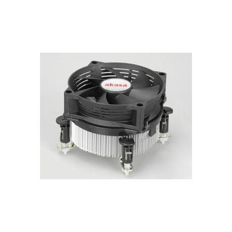 Akasa AK-955V2 sistema de refrigeración para ordenador Procesador Enfriador 9,5 cm Negro, Plata