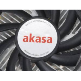 Akasa AK-CC1101EP02 sistema de refrigeración para ordenador Procesador Enfriador 8 cm Negro