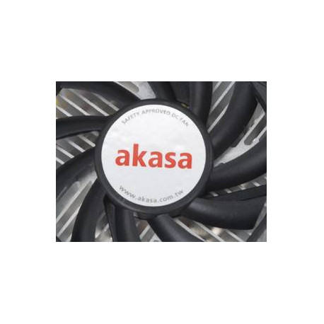 Akasa AK-CC1101EP02 sistema de refrigeración para ordenador Procesador Enfriador 8 cm Negro